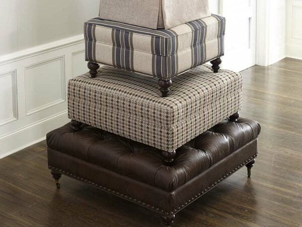 Leather Bench Accent Furniture Customizable 11