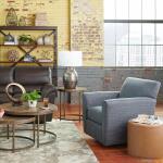 Allegra Swivel Gliding Chair Chairs Customizable 6