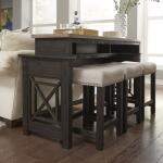 Heatherbrook Console Bar Table Dining Tables Liberty Furniture 8