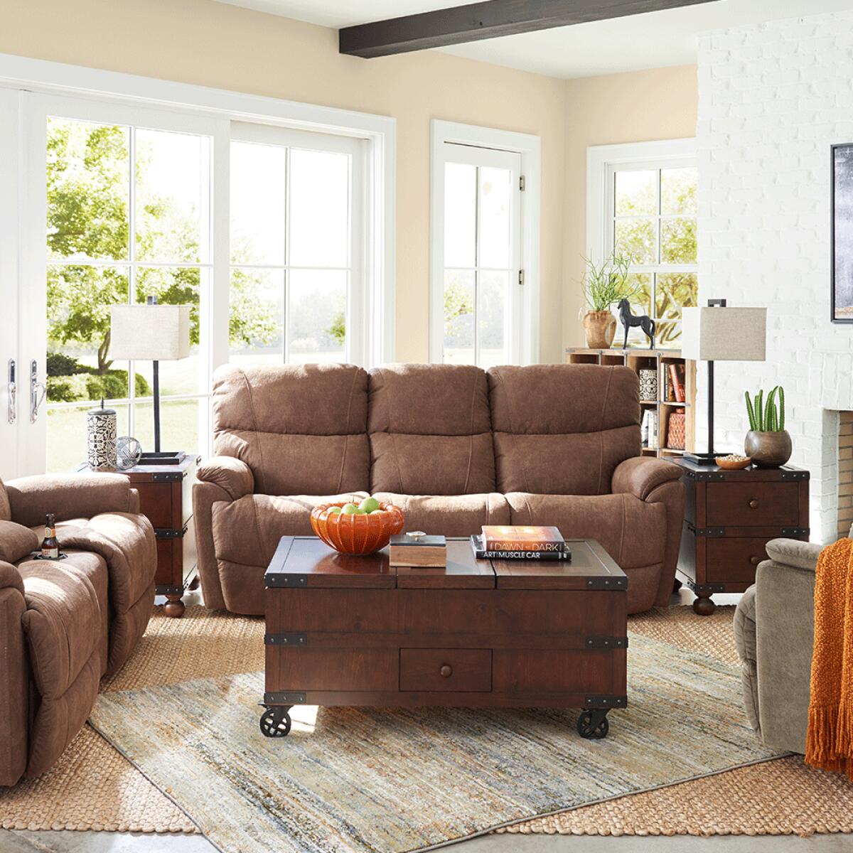 Trouper Reclining Sofa Sofas Customizable 4