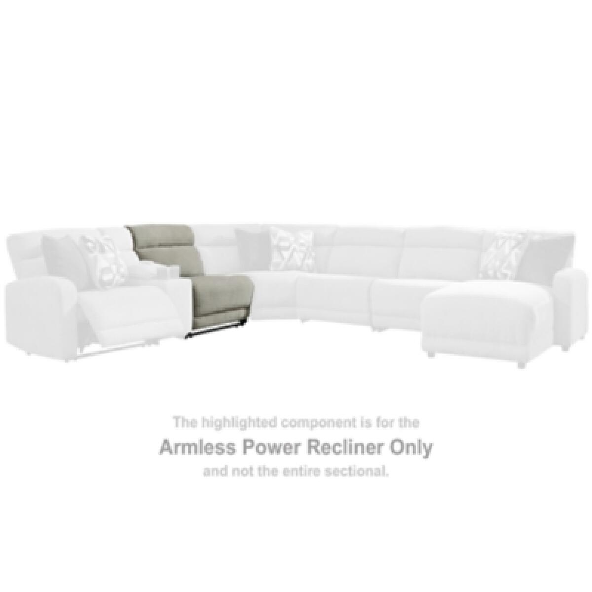Colleyville Armless Power Recliner Sectionals Ashley Furniture 5