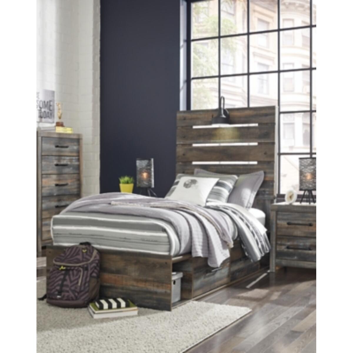Drystan Twin Panel Headboard Beds Ashley Furniture 8