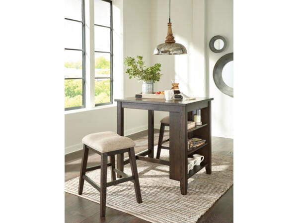 Rokane Counter Height Dining Table and Bar Stools (Set of 3) Dining Tables Ashley Furniture