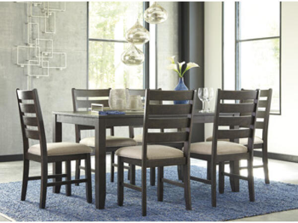 Rokane Dining Table and Chairs (Set of 7) Dining Tables Ashley Furniture