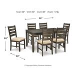 Rokane Dining Table and Chairs (Set of 7) Dining Tables Ashley Furniture 14