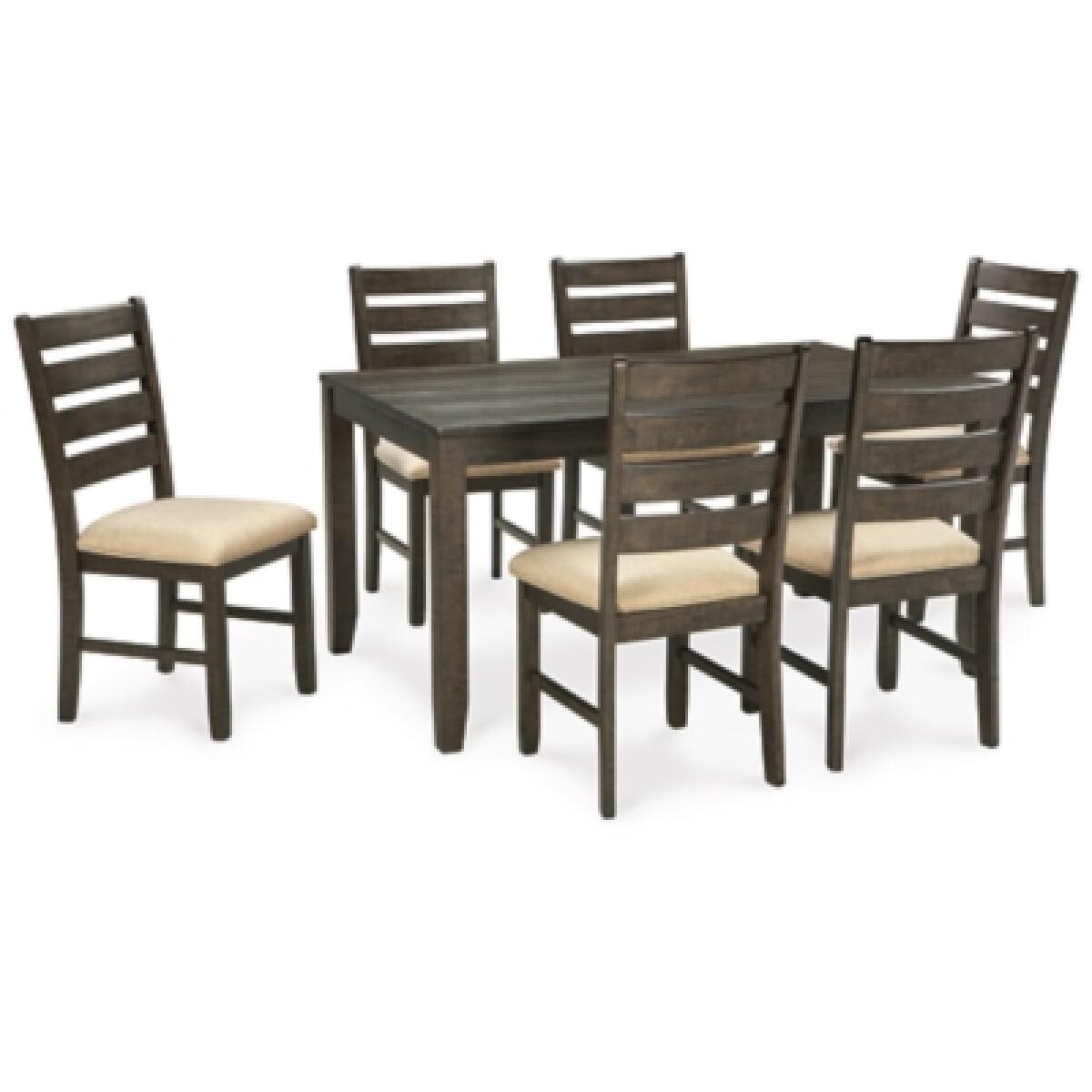 Rokane Dining Table and Chairs (Set of 7) Dining Tables Ashley Furniture 4