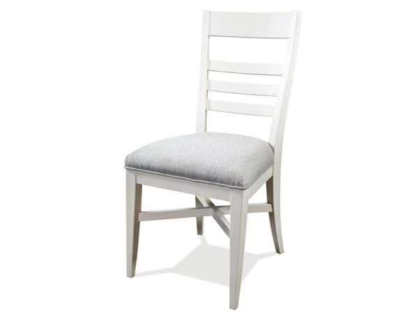 Osborne Upholstered Ladderback Side Chair Chairs & Benches Riverside Furniture