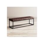 Leather Bench Accent Furniture Customizable 6