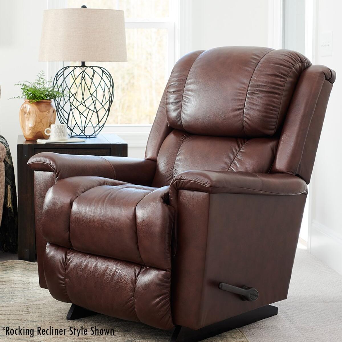Stratus Rocking Recliner w/ Massage & Heat Recliners Customizable 4