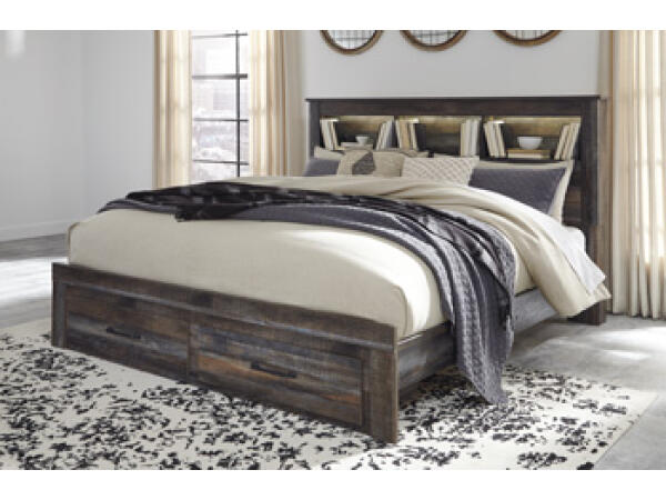Drystan Queen Storage Footboard Beds Ashley Furniture