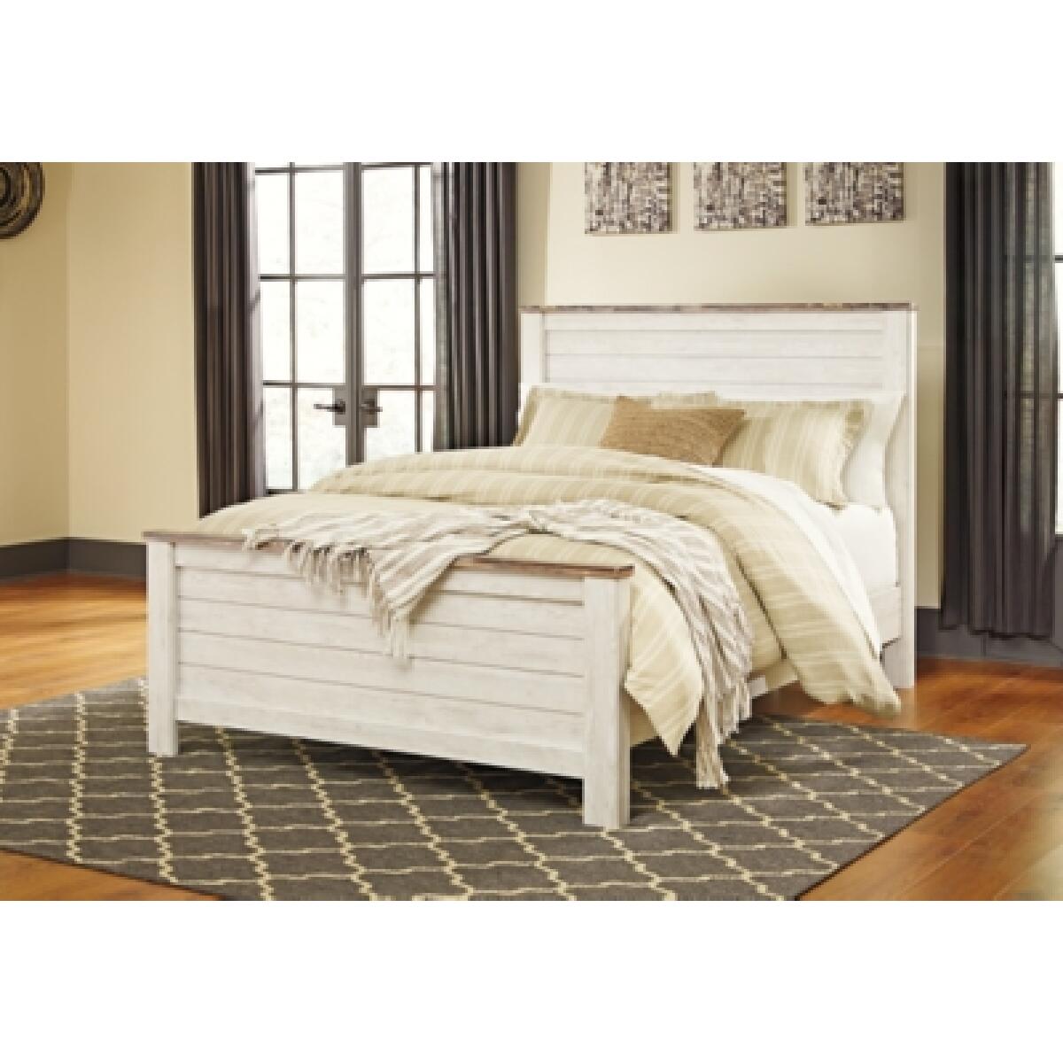 Willowton Queen Panel Bed Beds Ashley Furniture 5