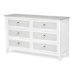 Antique Collection 6 Drawer Dresser with 1 Sliding door Dressers International Furniture Direct 2