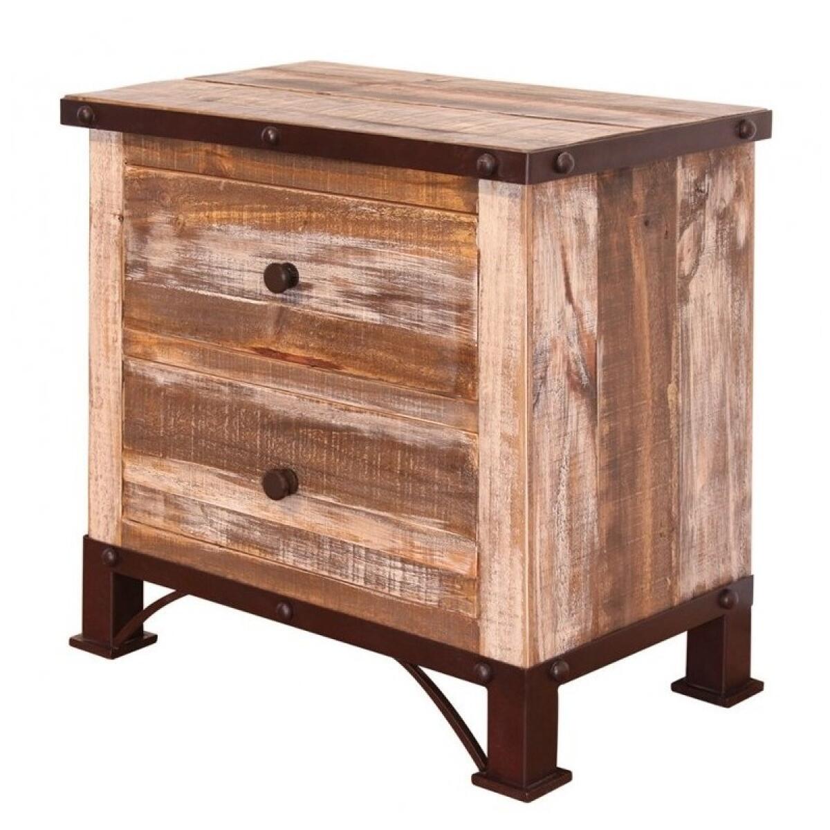 Antique Collection 2 Drawer Nightstand Nightstands International Furniture Direct 4