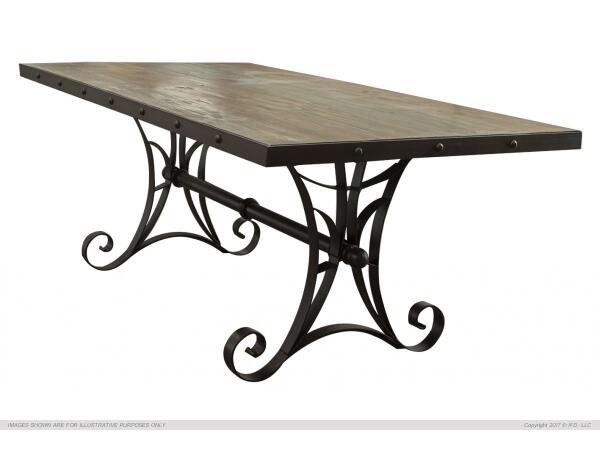 962 Antique Multicolor Dining Table Dining Tables International Furniture Direct