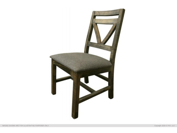 Loft Brown Dining Chair w/fabric seat Chairs & Benches International Furniture Direct