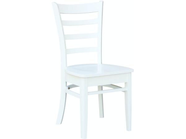 Emily Chair in White Chairs & Benches John Thomas Furniture
