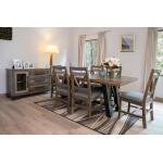 Loft Brown Dining Chair w/fabric seat Chairs & Benches International Furniture Direct 6