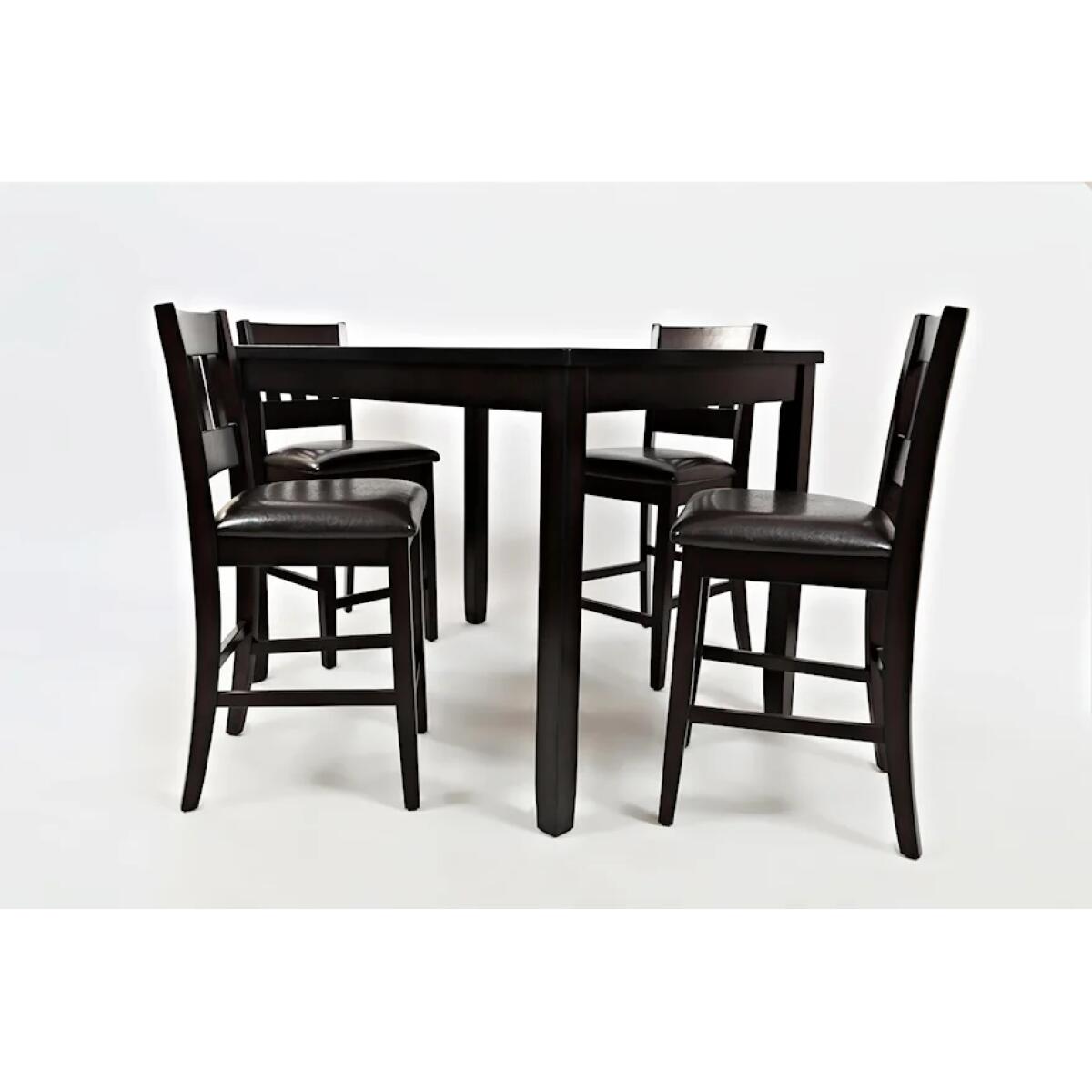 Prairie counter height table set w/4 Counter Height Chairs Dining Tables Jofran 5