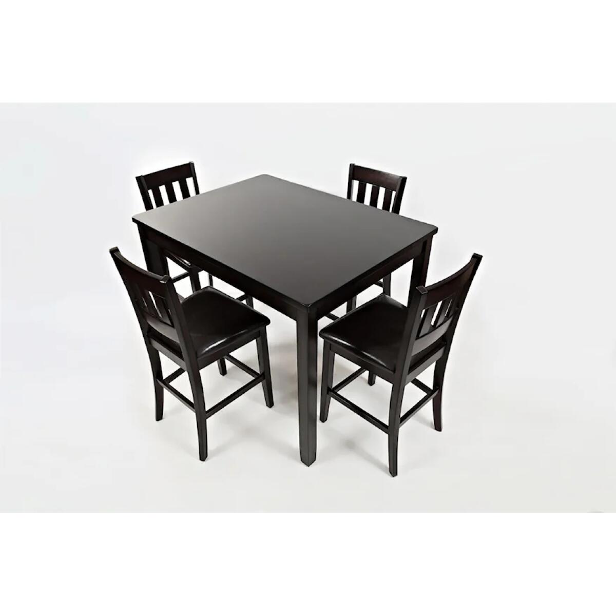 Prairie counter height table set w/4 Counter Height Chairs Dining Tables Jofran 4