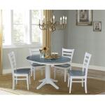 Dining Table Heather Gray/White Dining Tables John Thomas Furniture 8