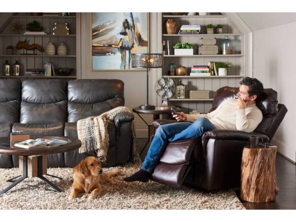 James Power Rocking Recliner w/ Head Rest & Lumbar Recliners La-Z-Boy 6