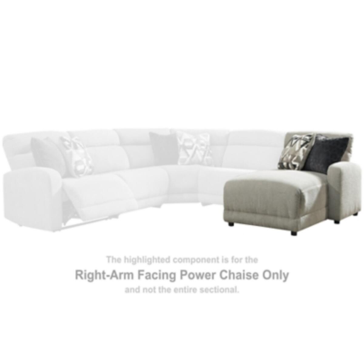 Colleyville Right-Arm Facing Power Reclining Back Chaise Sectionals Ashley Furniture 5