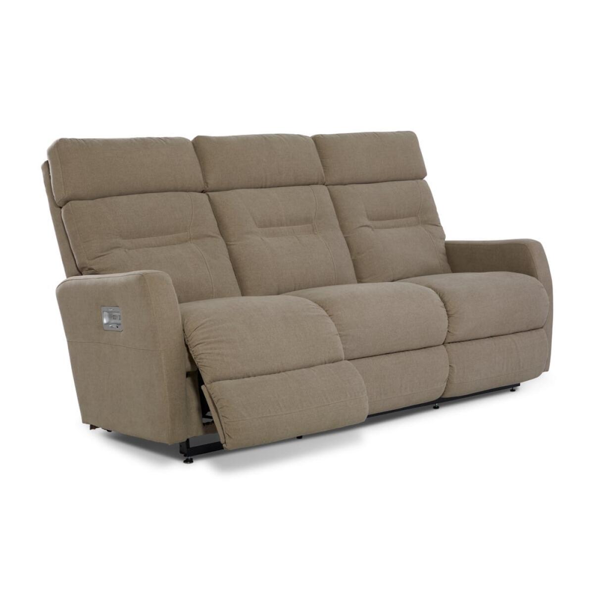 Lennon Power Wall Reclining Sofa w/ Headrest & Lumbar Sofas Customizable 4