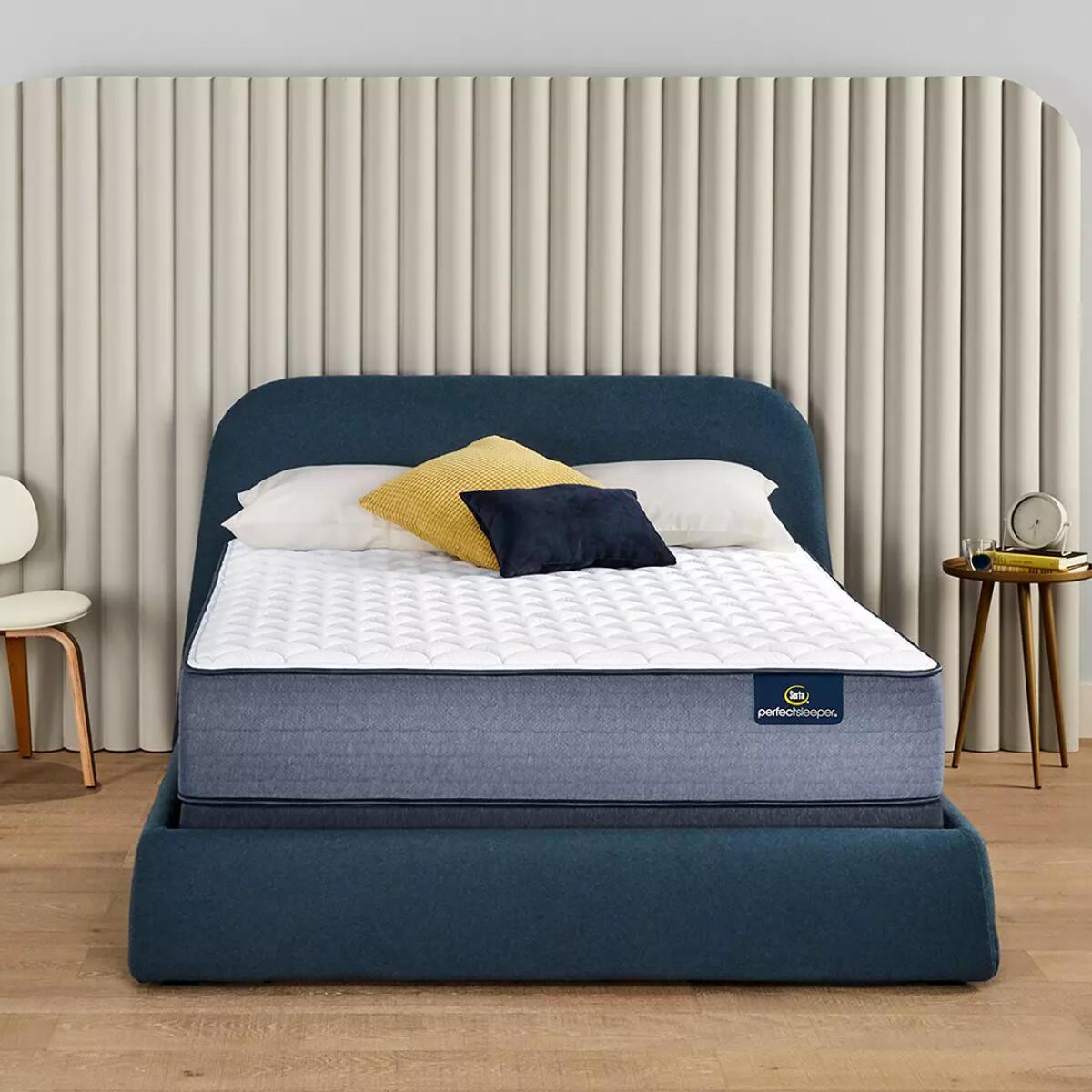 Perfect Sleeper Cobalt Calm Plush Full Serta 4
