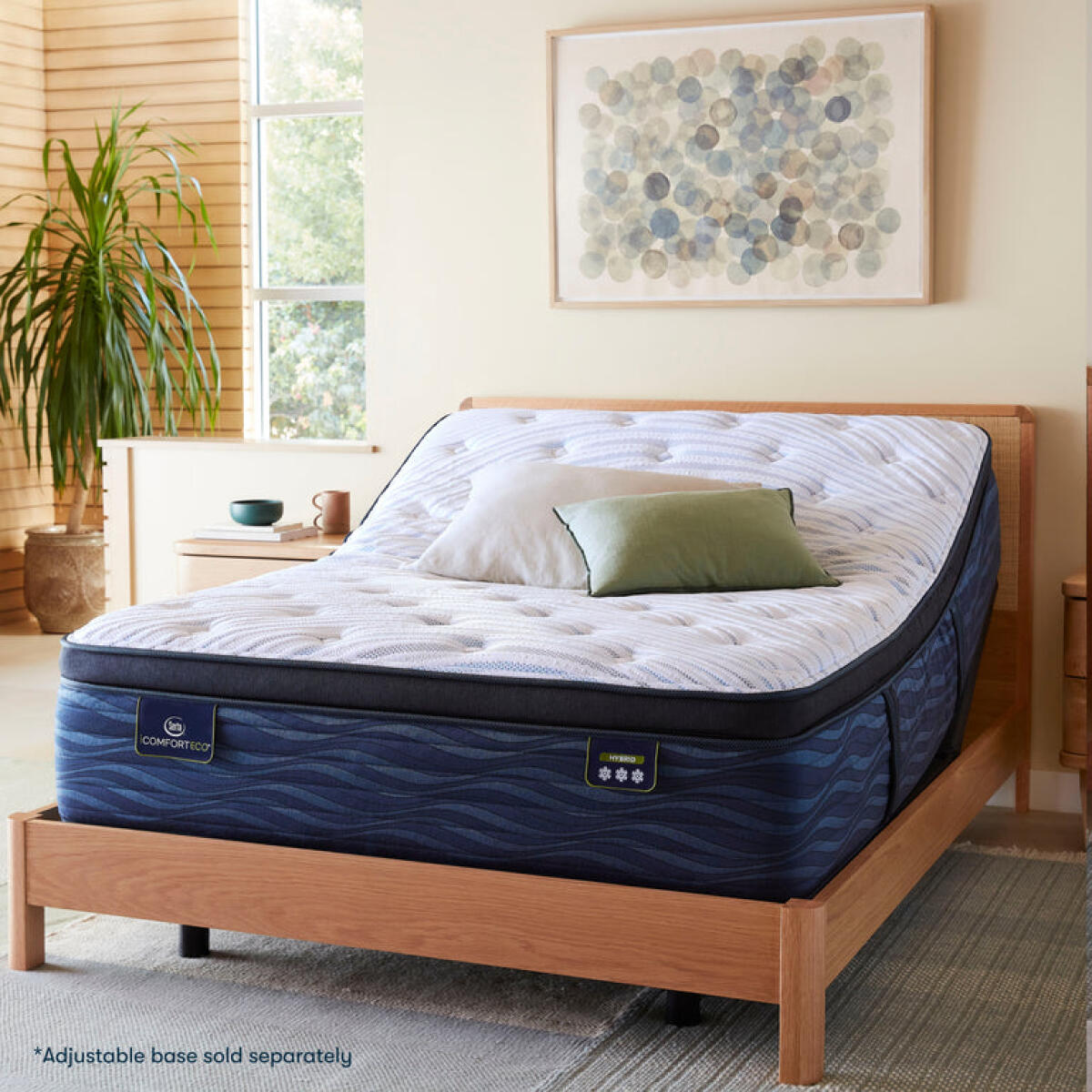 Serta iComfort Eco Hybrid Q10 Medium Mattress California King All Positions 5