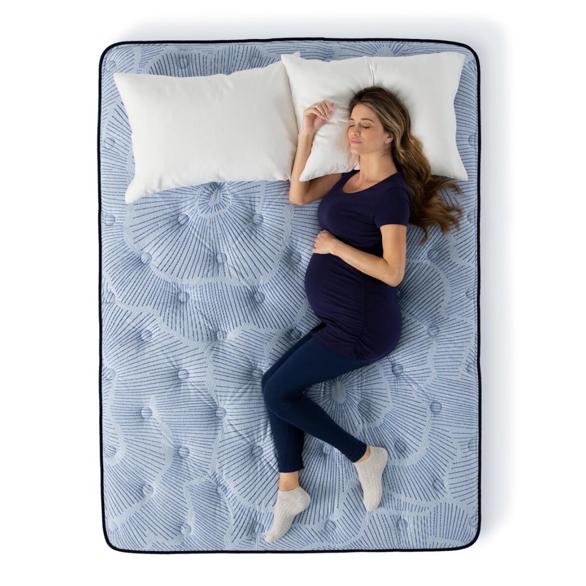 Perfect Sleeper Blue Lagoon Nights Plush California King Serta 6