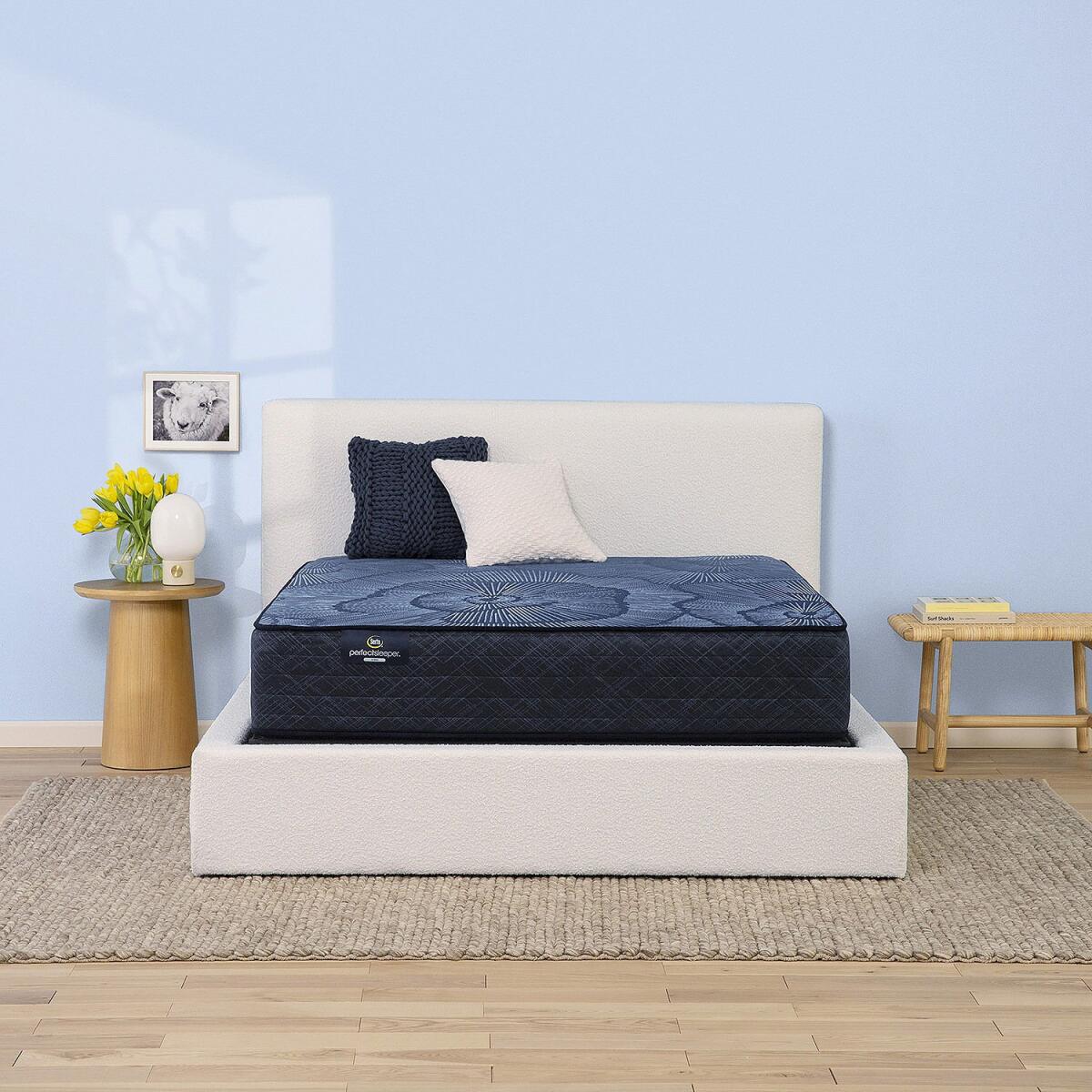 Perfect Sleeper Dazzling Night Firm California King Back Sleeper 7