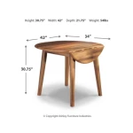 Berringer Dining Drop Leaf Table Dining Tables Ashley Furniture 11