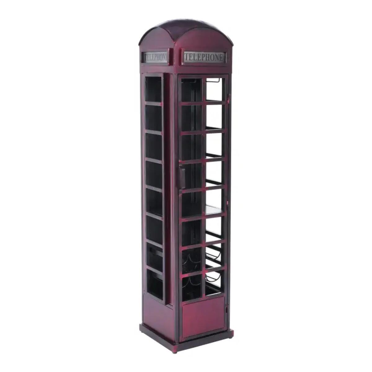 Telly Vintage Telephone Booth Bar - Image 2