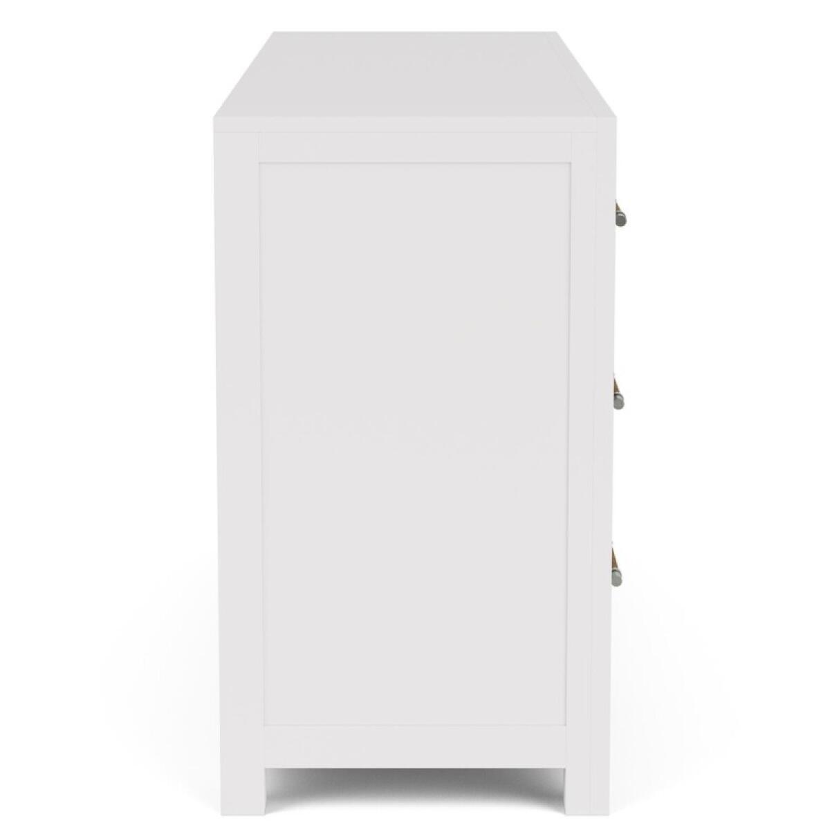 Rosalie 66" 6-Drawer Dresser-Wht - Image 3
