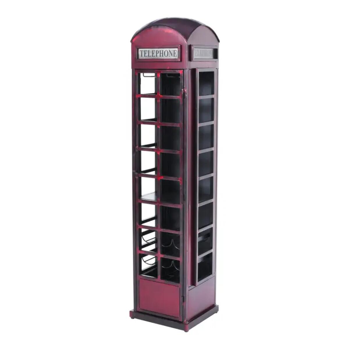 Telly Vintage Telephone Booth Bar - Image 5