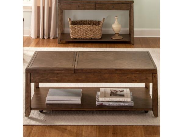 Mitchell Cocktail Table Cocktail & Coffee Tables Brown