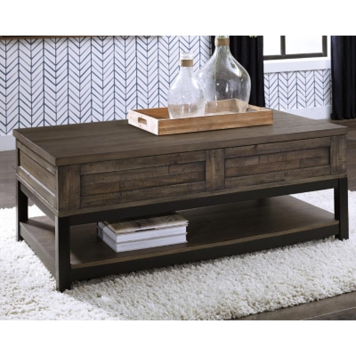 Johurst Coffee Table with Lift Top Cocktail & Coffee Tables Ashley Furniture 5