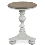 Round End Table End tables Cream 21