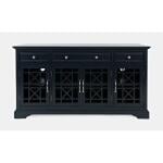 Craftsman 60″ Media Console Entertainment Stands Blue 5