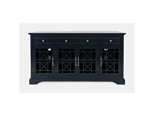 Craftsman 60″ Media Console Entertainment Stands Blue