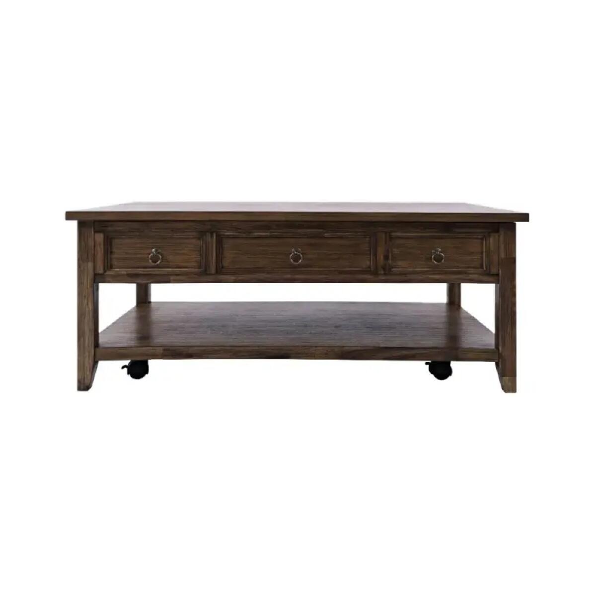 Bakersfield Lift Top Coffee Table Cocktail & Coffee Tables Brown 4