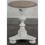 Round End Table End tables Cream 22