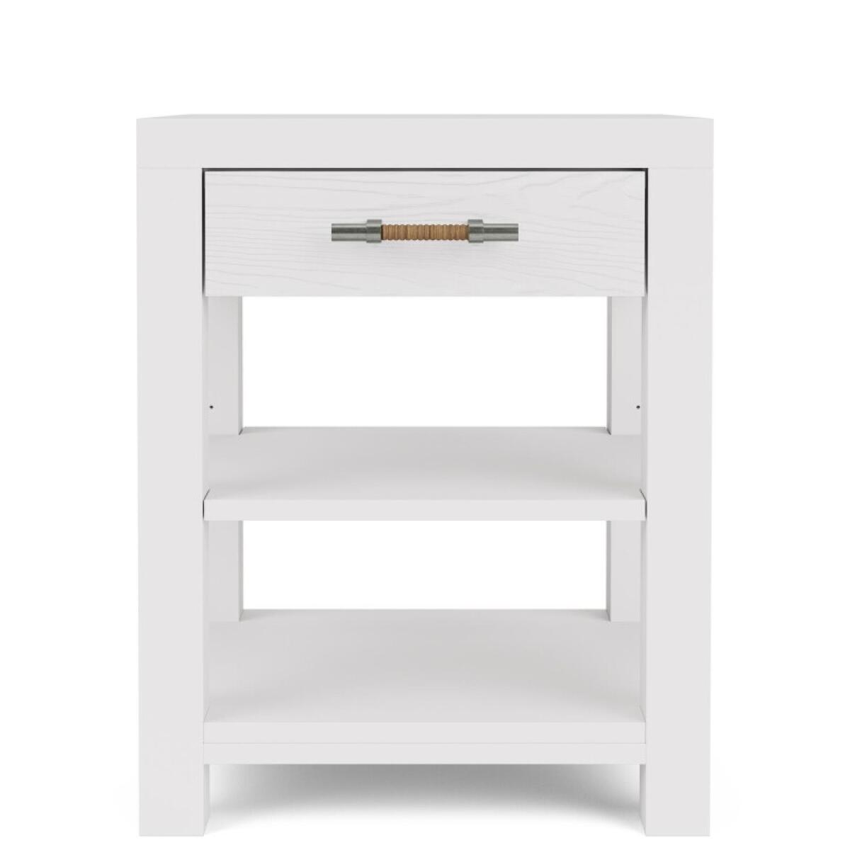 Rosalie 1-Drawer Nightstand-White - Image 2