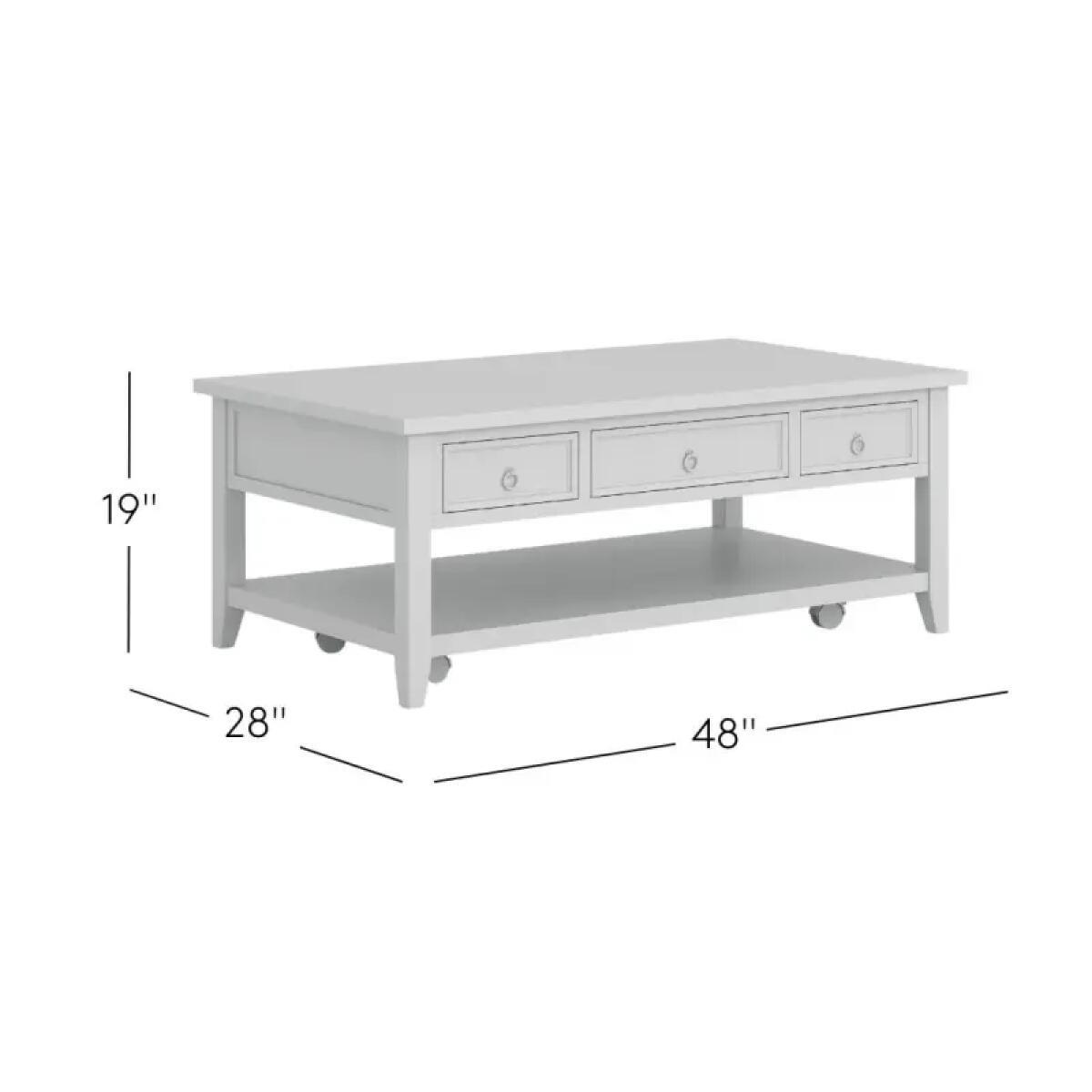 Bakersfield Lift Top Coffee Table Cocktail & Coffee Tables Brown 14