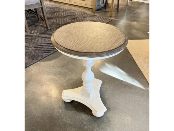 Round End Table End tables Cream