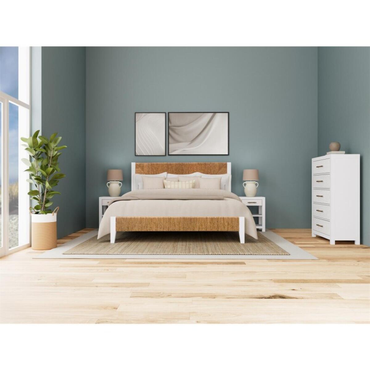 Rosalie 1-Drawer Nightstand-White - Image 10