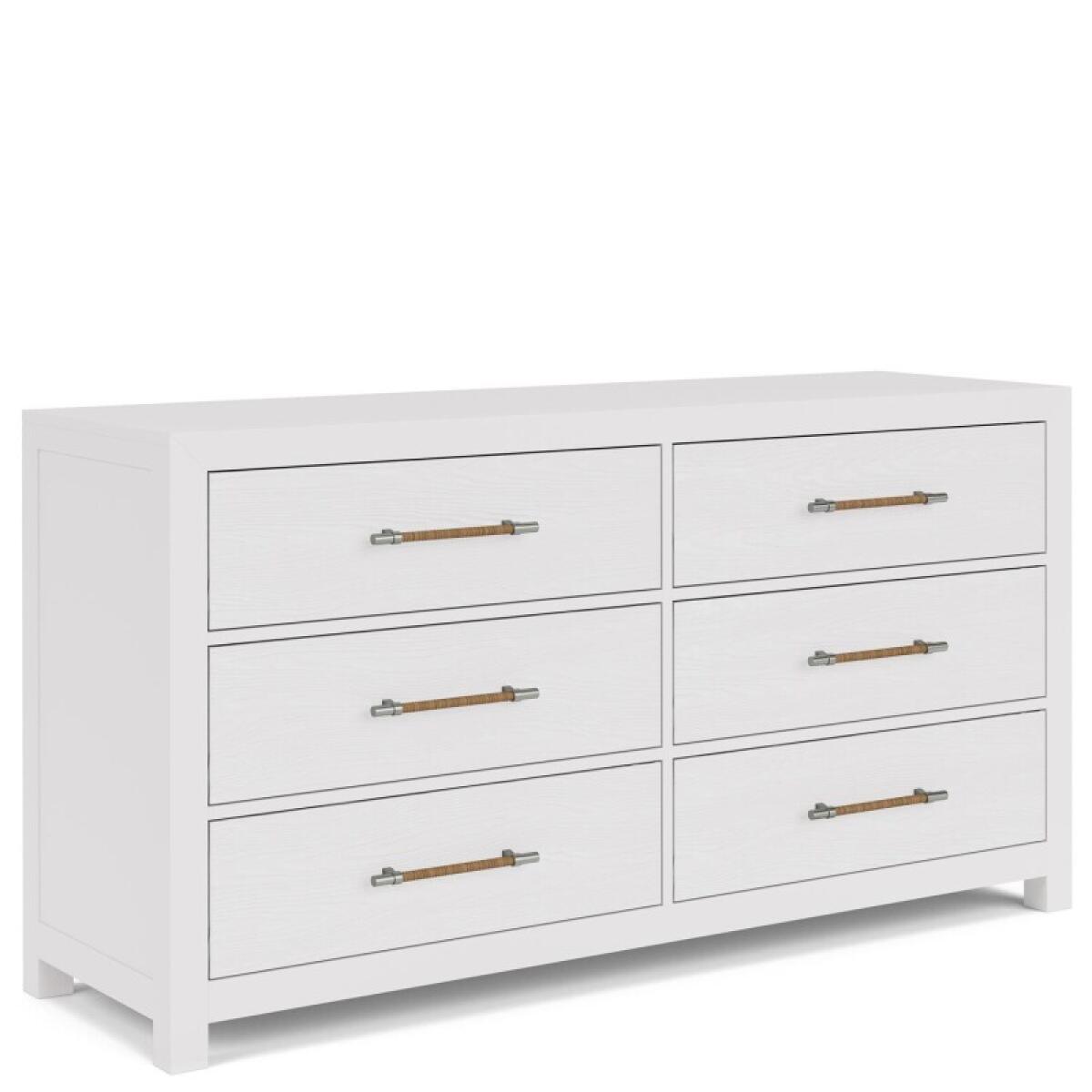 Rosalie 66" 6-Drawer Dresser-Wht - Image 5
