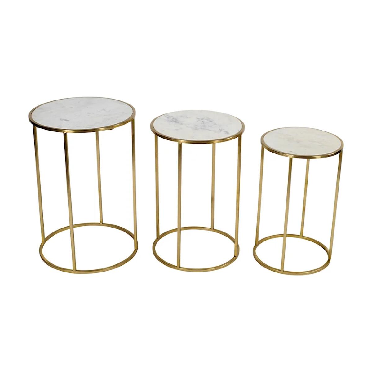 Global Archive Riviera Nesting Table – set of 3 End tables Jofran 6