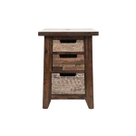 Painted Canyon Power Chairside Table