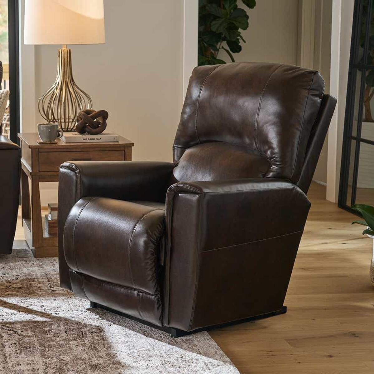 Cassian Power Rocking Recliner w/ Headrest Recliners Customizable 7